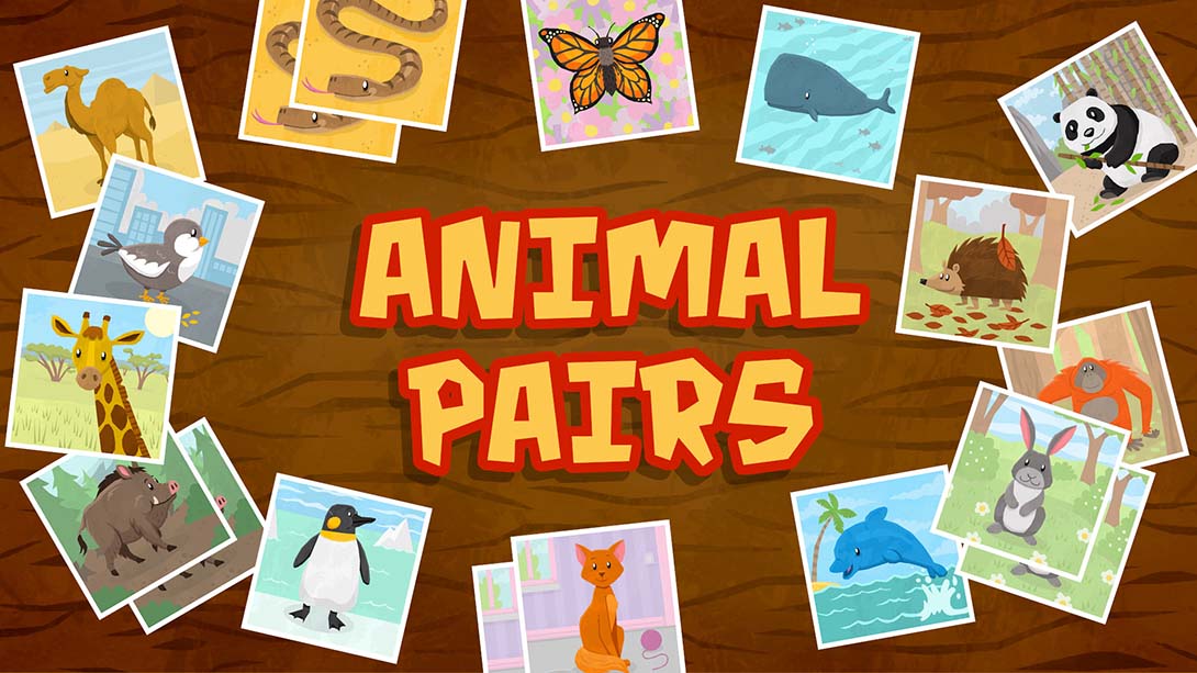 Animal Pairs - Matching N Concentration Game for Toddlers N Kids