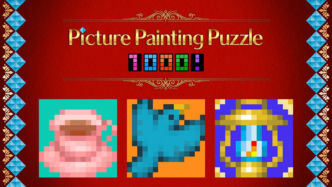 绘画益智1000! Picture Painting Puzzle 1000!