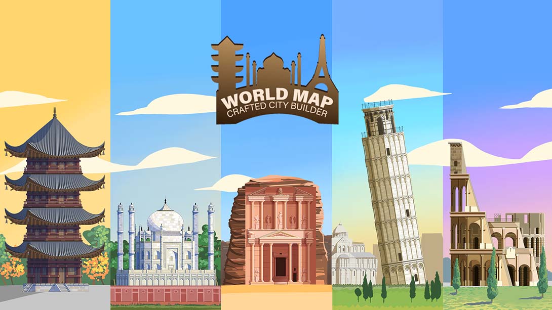 世界地图:精心制作的城市建造者 World Map: Crafted City Builder