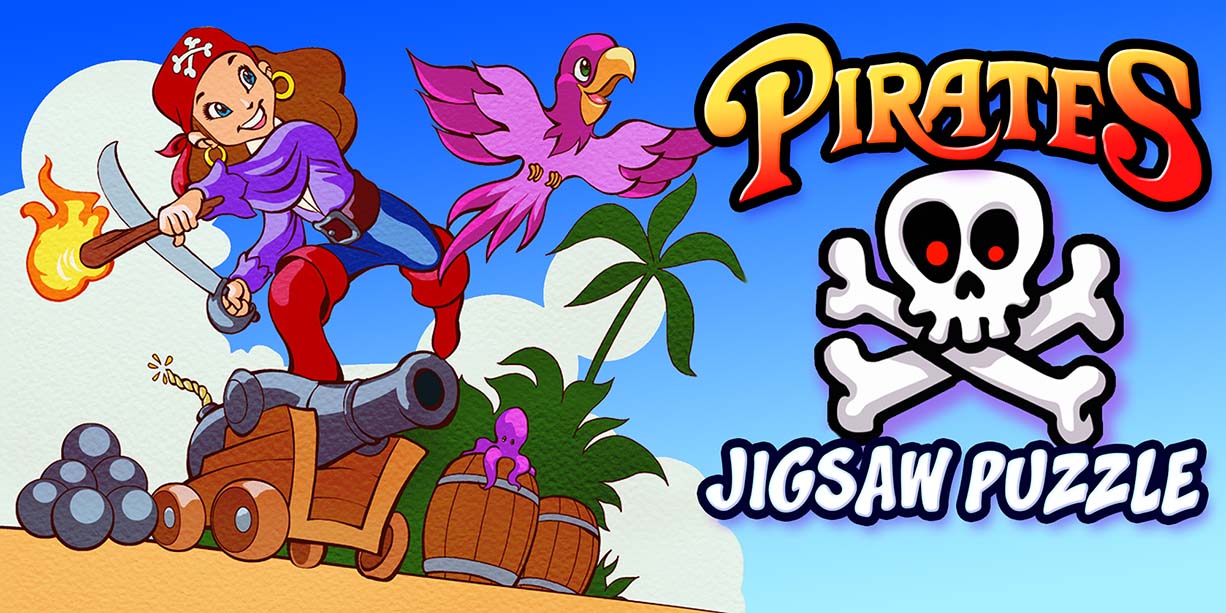 适合儿童和幼儿的教育冒险学习儿童益智游戏Pirates Jigsaw Puzzle - Education Adventure Learning Childre