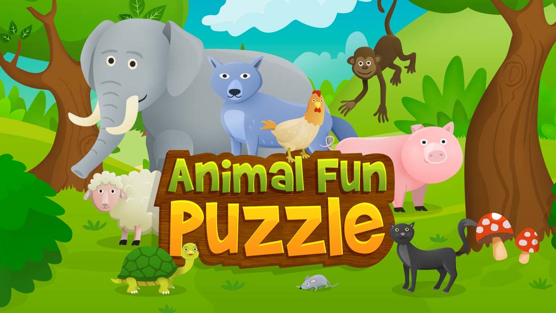 Animal Fun Puzzle - Preschool and kindergarten learning and fun game for toddler