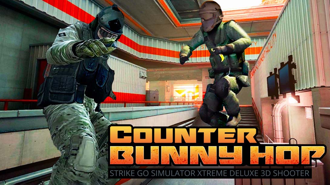 Counter Bunny Hop Strike Go Simulator Xtreme Deluxe 3D Shooter