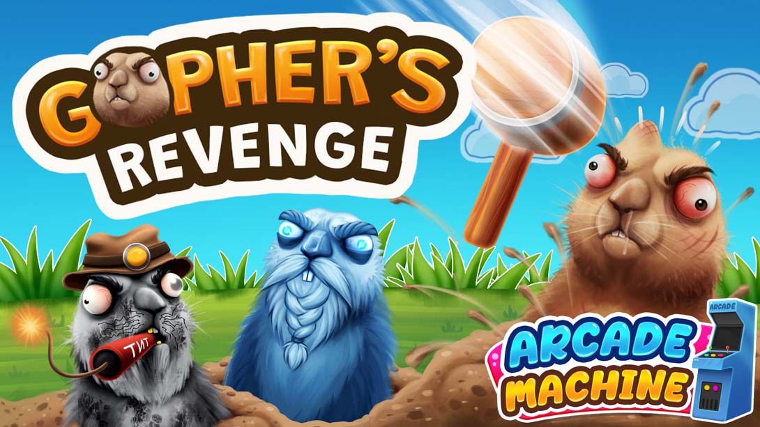 【美版】Arcade Machine: Gopher's Revenge