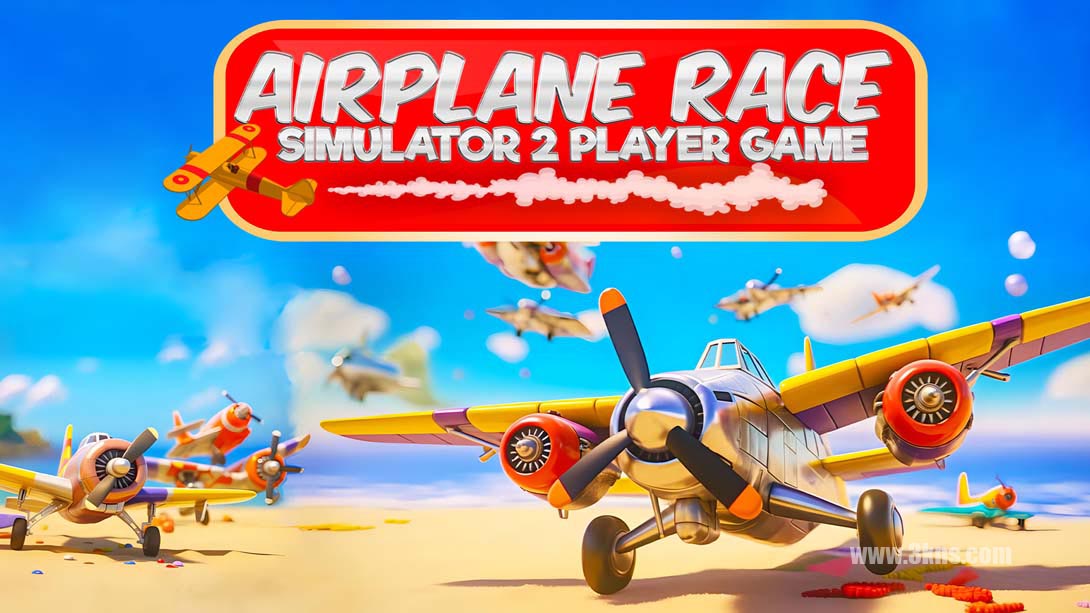 飞机比赛模拟器- 2 Airplane Race Simulator - Multiplayer Games