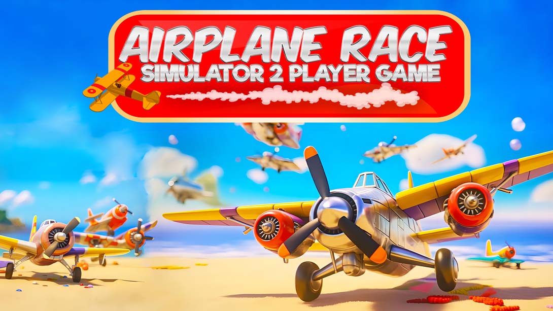 【美版】飞机比赛模拟器- 2 Airplane Race Simulator - Multiplayer Games