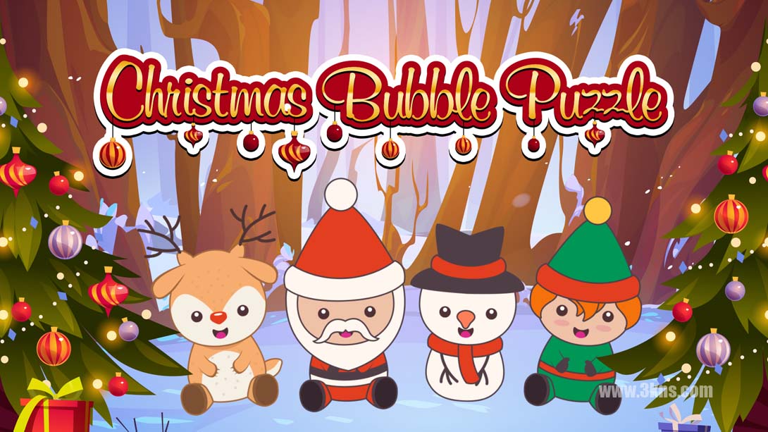 圣诞泡泡龙 .Christmas Bubble Puzzle