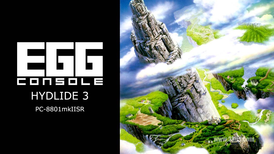 【美版】EGGCONSOLE HYDLIDE3 PC-8801mkIISR