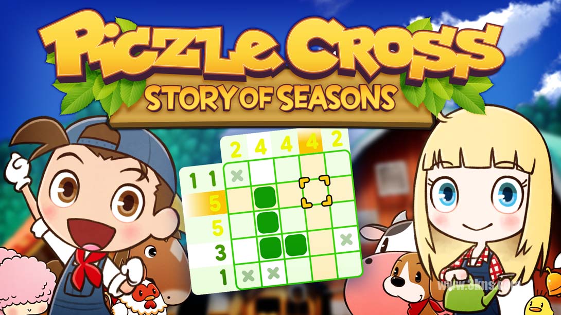 【美版】绘图方块 牧场物语 .Piczle Cross Story of Seasons