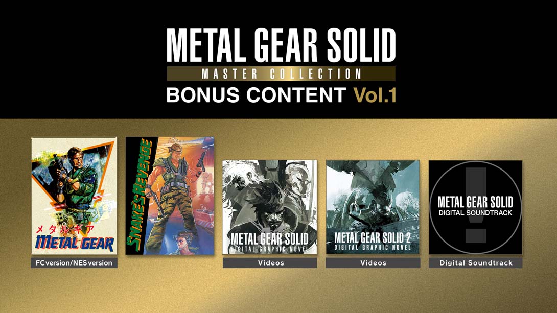 【美版】合金装备:大师收藏卷1 METAL GEAR SOLID: MASTER COLLECTION Vol.1 BONUS CONTENT