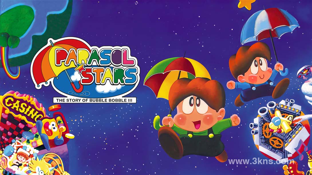 【美版】阳伞星:泡泡的故事3 .Parasol Stars: The Story of Bubble Bobble III