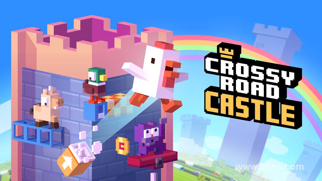 【美版】天天过马路之登高塔 .Crossy Road Castle