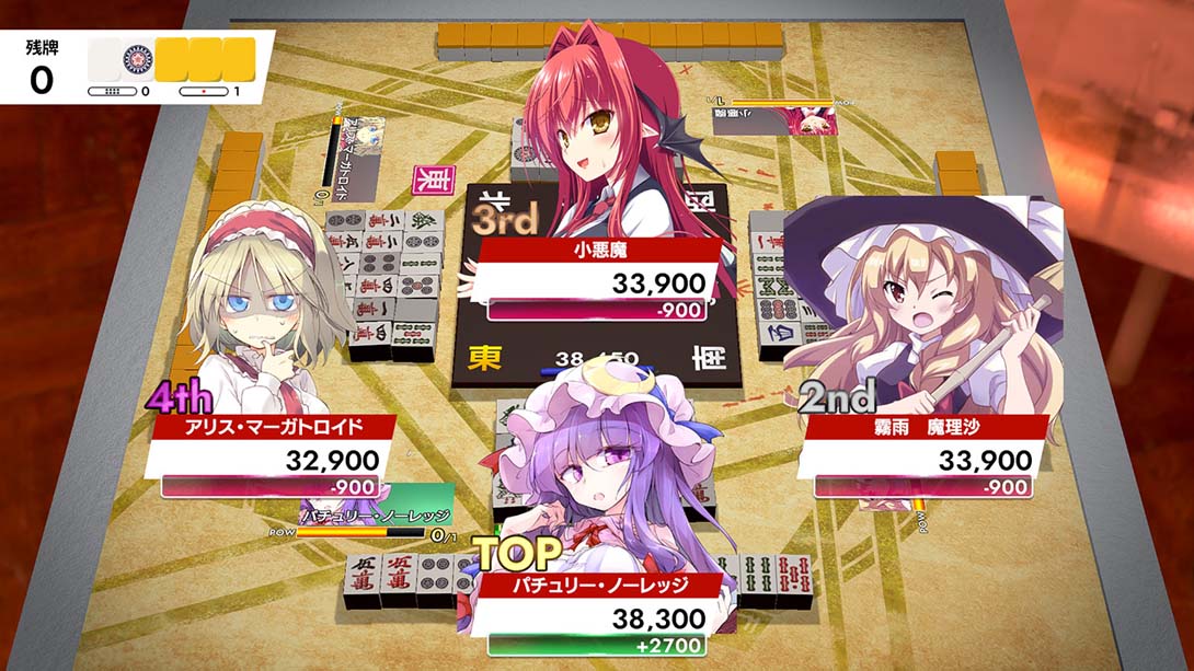 东方幻想麻雀.Touhou Gensou Mahjong（1.1.17）日版金手指截图